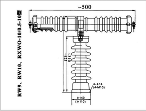 ฟิวส์เซรามิกซิลิโคนยางชนิด RW10 แบบเปิดเร็ว กำลังตัดสูง 10-35kV จำกัดกระแส 0.5A-5A แบบติดผิว - Product Image 2