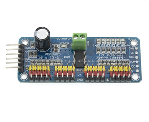 Module de pilote de servomoteur PWM 16 canaux 12 bits PCA9685PW avec interface IIC - Product Image 1