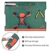 Tapis de réparation pour carte mère de drone et caméra, en PVC imperméable et isolant thermiquement, pour placer plusieurs composants numériques