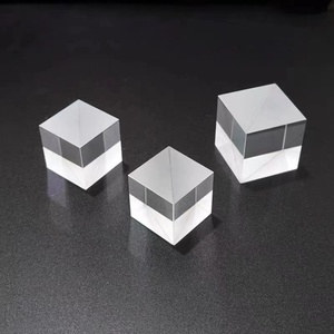 BK7 K9 kính quang học lớn 90*90 mét dán lăng kính tùy chỉnh beamsplitter Cube lăng kính - Product Image 5