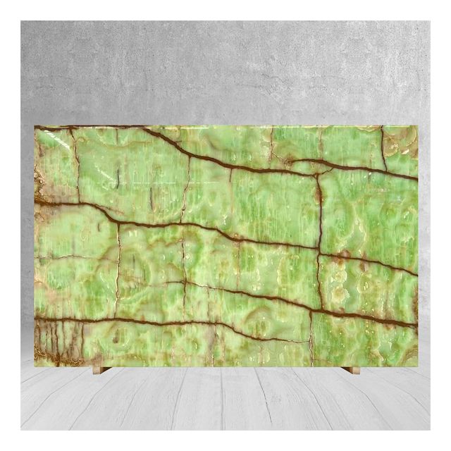 Natural Translucent Light Green Onyx Slab Tiles for Kitchen Countertop Wall Panel Decoration Floor Tiles Onyx Stair Onyx Vanity