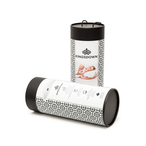 صندوق هدايا أسطواني دائري من الورق المقوى بشعار مخصص لعام 2026 للوسائد - Product Image 6