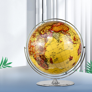 Globe en Cristal Rotatif <span class=keywords><strong>Hd</strong></span> Base Métallique avec Lampe Géographie Enseignement Carte du <span class=keywords><strong>Monde</strong></span> Diamètre Globe Globe Modèle 42cm - Product Image 4