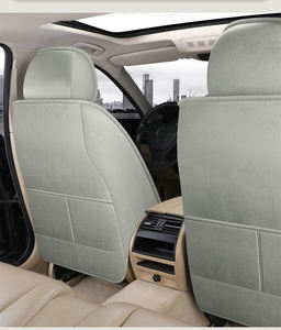 Juego Completo de Fundas de Asiento de Coche Duraderas y Cálidas para 5 Plazas, Juego Completo de Cojines de Asiento de Felpa Gruesa para Invierno, para Asientos Delanteros y Traseros, para Sedán y SUV - Product Image 3