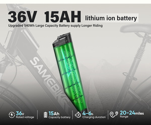 จักรยานไฟฟ้าสำหรับผู้หญิง OEM/ODM ขนาด 26 นิ้ว 7 สปีด แบตเตอรี่ 36V15AH แบบซ่อน ระยะทางไกล โครงเหล็ก ใช้ในเมือง ลดราคา - Product Image 5