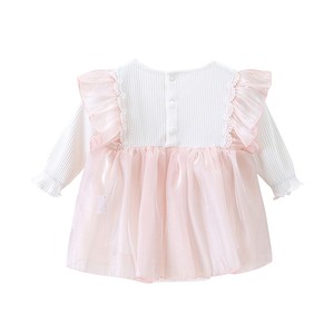 Nuovo Abito da Cerimonia per <span class=keywords><strong>Neonata</strong></span> 2023, Stile Formale 0-12 <span class=keywords><strong>Mesi</strong></span>, per Matrimoni/Feste di Compleanno con Cuffietta Gratuita - Product Image 4