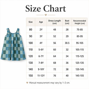 Nouvelle Robe Été 2026 pour Filles, sans Manches, en Coton, Coupe Trapèze, à Carreaux Bleus, Décontractée et Mignonne, Tenue de Boutique pour Enfants, Vente en Gros OEM ODM - Product Image 6