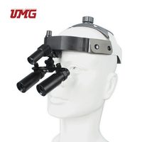 6X Magnifier Portable Dental Surgical Loupes With Head Light