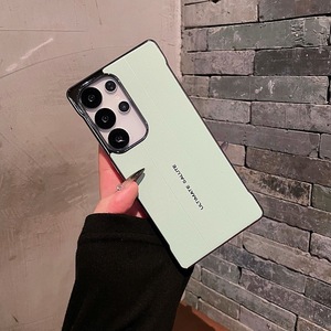 เคสโทรศัพท์ PH657 เหมาะสำหรับ <span class=keywords><strong>Samsung</strong></span> S25Ultra S24  ชุบเคลือบป้องกันรอยขีดข่วน หนังเรียบ แม่เหล็กดูดติดแน่น ไร้ขอบ สำหรับ S25 - Product Image 6