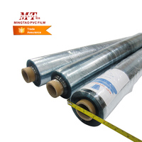 Rouleau de film PVC souple transparent, durable, résistant à l'humidité, film d'emballage moulé par soufflage pour l'emballage et le déménagement de matelas, imprimable