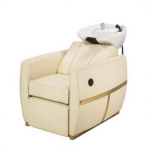 Modern Style Beauty Hair Salon Chair Recline Shampoo Bowl Ceramic Washbasin Backwash <b>Bed</b> - Product Image 1