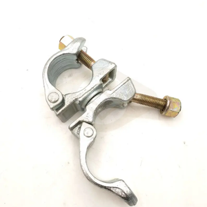 Coupleur double pivotant en acier galvanisé Q235, pince fixe forgée pour échafaudage, idéal pour les bâtiments de bureaux - Product Image 3