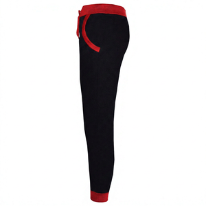 Ensemble de survêtement pour homme, noir et bleu, à capuche, avec cordon de serrage, pantalon long, décontracté, coupe classique, 100% coton biologique - Product Image 3