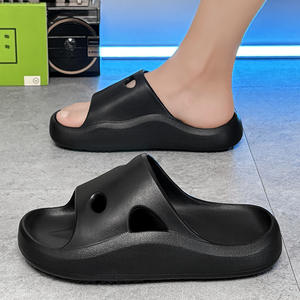 Pantuflas para Hombre, Antideslizantes, con Suela Gruesa, Acolchado Insonorizante, Suela Suave, Pantuflas Cómodas para el Hogar - Product Image 6