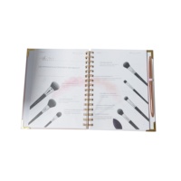 Agenda Espiral Personalizada A5 Sin Fecha con Tapa Dura para Maquilladores, con Caja Corrugada y Bolígrafo