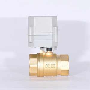 Válvula de bola eléctrica Tonhe DN20 de latón 1/2 pulg. NPT, normalmente abierta/cerrada, para control de agua y gas - Product Image 3