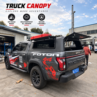 Hardtop en alliage d'aluminium pour pick-up FOTON Tunland 2019-2026 Double Cabine, étanche, verrouillable, installation sans perçage