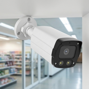 Cámara de Seguridad <span class=keywords><strong>IP</strong></span> con IA de 8MP CMOS, Cámara Tipo Bala, Detección Humana, Visión Nocturna en Color, IP65 Impermeable, Micrófono Integrado, Audio Bidireccional - Product Image 3