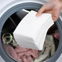 Feuilles de protection couleur pour lessive domestique, gardent les vêtements brillants, lavage de charges mixtes, anti-décoloration, paquet personnalisé