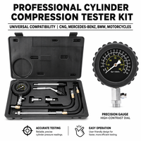 Kit de testeur de compression de cylindre professionnel QY-324F QY-324B, outil de diagnostic moteur universel pour Mercedes, BMW et motos