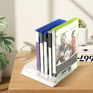 Giá đỡ màn hình lưu trữ CD 8 trong 1 cho đế Đĩa trò chơi ps5 cho giá đỡ Đĩa <span class=keywords><strong>PS4</strong></span>/PS3/WiiU/Xbox - Product Image 1