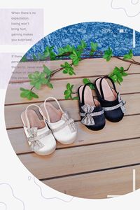 Sandales de princesse scintillantes à bout fermé pour filles, vente en gros, été - Product Image 5