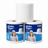 2-3-lagiges Saugfähiges Küchenpapier aus Frischfaser-Zellstoff, Weiche Günstige Wasser- und Ölreinigungstücher für Gastronomie und Haushalt