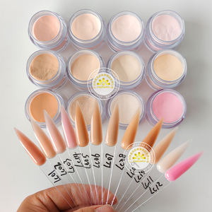 Hochwertige 3KG Bulk 2:1 Clear Acryl Dip Powder Nail Supplies Benutzer definierte Logo Buttery Cover für Nagel dekoration für Lieferanten - Product Image 3