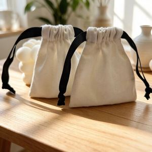 Wholesale <b>Small</b> Cotton Dust <b>Bag</b> with Logo Multi-Purpose Pouch for Jewelry Crafts Charms & Promotional Gifts - Product Image 2