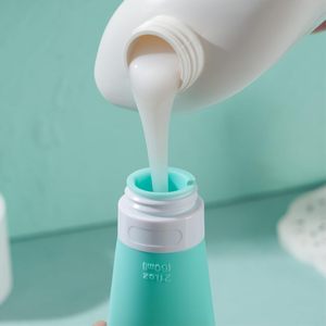 ชุดขวดซิลิโคนพกพาสำหรับใส่เจลแอลกอฮอล์ล้างมือแบบพกพา ขนาดเดินทาง ชุดขวดบีบสำหรับใส่โลชั่น ชุดขวดซิลิโคนสำหรับเดินทางสำหรับใส่อุปกรณ์อาบน้ำ - Product Image 3