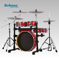 Portable Silent Double Side Drum, Adult Kids Beginner Jazz Drum, Professional Practice Percussion Drum for Learning Training