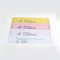 Fabricant 241mm 2 plis 3 plis rose/blanc/bleu ordinateur continu A4 feuille rame Ncr papier autocopiant