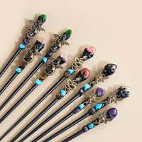 Cristaux en Gros : Pierres Roulées Naturelles, Éclats de Turquoise, Sceptre, Baguette Magique pour Wicca, Tendance Mode et Jeu de Rôle