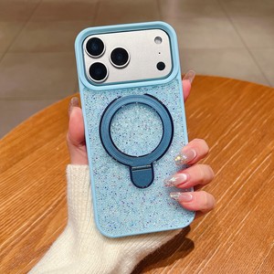 Funda de Teléfono de Lujo con Brillantina para <span class=keywords><strong>Mujer</strong></span>, para iPhone 17 16 15 14 13, con Diamantes, Antigolpes, Estilo Ins, con Soporte, para iPhone 17 Pro Max - Product Image 3