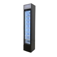 Réfrigérateur commercial vertical pour boissons avec porte vitrée