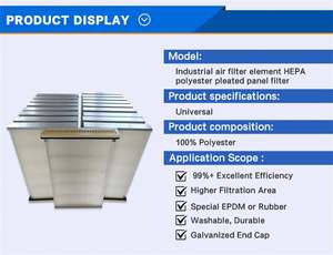 Elément de filtre utilisé pour les filtres de collecteur de poussières sèches non collantes Cartouche de filtre à panneau plat - Product Image 4