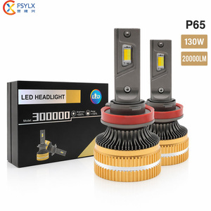 Lampadina <span class=keywords><strong>LED</strong></span> P65 H11 a 3 Colori 130W 20000LM Super Luminosa, Kit di Conversione Fari <span class=keywords><strong>LED</strong></span> H11 <span class=keywords><strong>H9</strong></span> H8 H7 H4 6000K 4300K 3000K - Product Image 1
