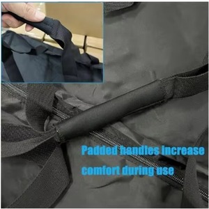 Free Sample Patio <b>Cushion</b> <b>Storage</b> Bag with Zipper and Handles Waterproof Outdoor Furniture Seat <b>Cushion</b> Bags Square, Black, 32 - Product Image 6