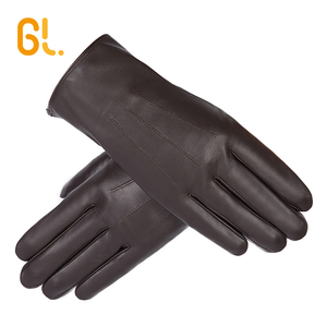 BW201A-W en gros mode hommes <span class=keywords><strong>noir</strong></span> véritable ethiopie peau de mouton conduite <span class=keywords><strong>laine</strong></span> doublure écran tactile gants en cuir pour l'hiver - Product Image 1
