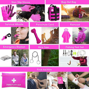 OEM Novedoso SOS Botiquines <span class=keywords><strong>de</strong></span> primeros auxilios SOS Kit <span class=keywords><strong>de</strong></span> <span class=keywords><strong>supervivencia</strong></span> en el desierto Profesional Acampar al aire libre Mujeres Regalos Rosa Kits <span class=keywords><strong>de</strong></span> <span class=keywords><strong>supervivencia</strong></span> - Product Image 2