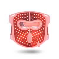 Masque de luminothérapie LED professionnel, masque facial à lumière rouge 630nm 850nm 1072nm, masque de luminothérapie LED 3D