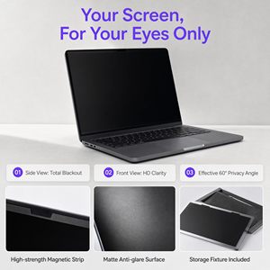 Filtro de Privacidad Magnético de Fácil Instalación, Anti-Espía de Doble Vía para <span class=keywords><strong>MacBook</strong></span> Neo <span class=keywords><strong>13</strong></span>" 2026 A3404, Película Protectora de Pantalla Mate Anti-Reflejos - Product Image 4
