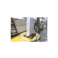 Automatische Film-Pre-Stretching-Verpackungs maschine Flughafen-Gepäckwickler-Paletten wickel maschine