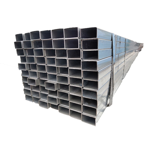 Tubo cuadrado negro de alta calidad, tubo rectangular de hierro, tubos de acero cuadrados galvanizados soldados, tubo GI hueco rectangular Ms - Product Image 6