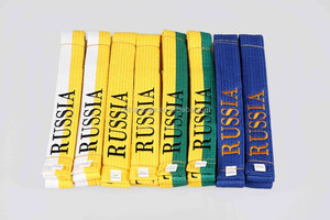 100% coton Jiu Jitsu ceinture sur mesure brodé karaté Bjj Gi ceinture pour Arts martiaux Taekwondo Judo <span class=keywords><strong>Kendo</strong></span> Aikido-4cm épaisseur - Product Image 2