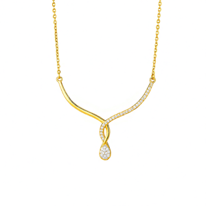 مجوهرات أدوادو الفاخرة بالجملة، قلادات خانقة من الفضة الإسترلينية عيار 925 مطلية بالذهب الأبيض، مرصعة بالموسانيت VVS GRA بحجم 1 مم و1.2 مم - Product Image 1