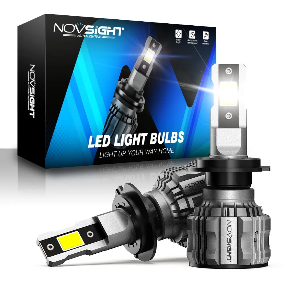 Novsight H1 H3 H4 H7 H8 H11 9005 9006 modelleri araba aksesuarları için led ışık led far