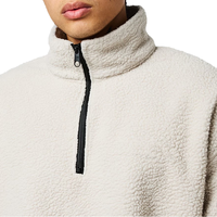 Hoodie Fleece OEM Berkualitas Tinggi Pria, Hoodie Lengan Panjang Pria dengan Resleting 1/4, Hoodie Pria