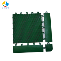 Azulejos de suelo para juegos multideportivos entrelazados al por mayor Material PP Cancha de baloncesto Canchas de bádminton y Voleibol