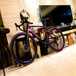 Bicicletta da Strada in Fibra di Carbonio con Freni a Disco 105, 700C Aerodinamica da Corsa, Manubrio in Carbonio 3k - Product Image 3